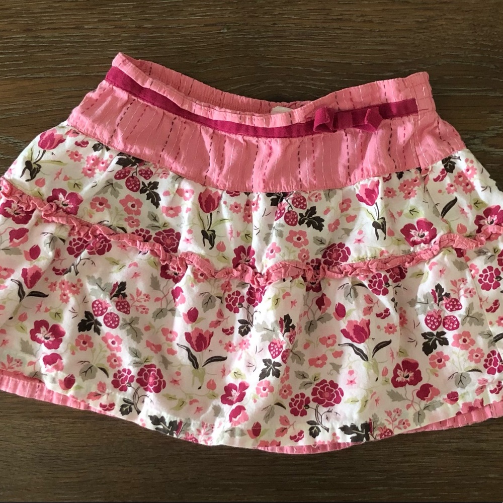 Janie and Jack floral toddler skirt
